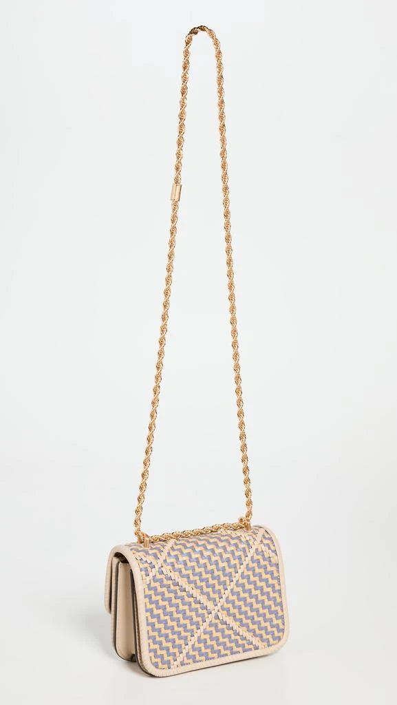 Tory Burch Small Eleanor Multi-Diamond Woven Convertible Bag 4