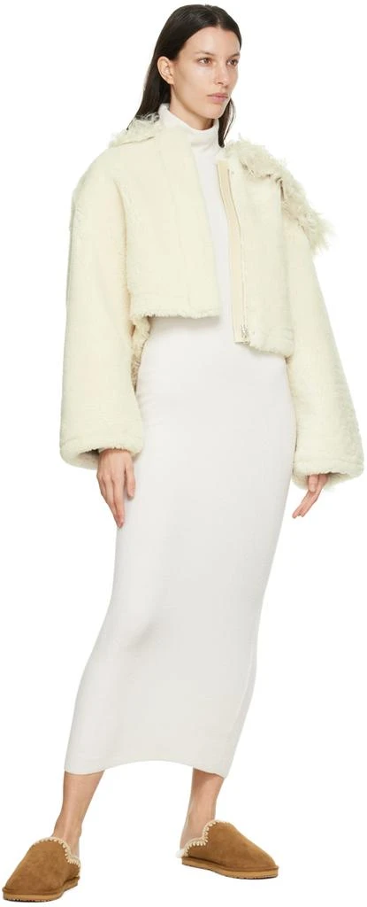 Mou Brown Stitch Slippers 5