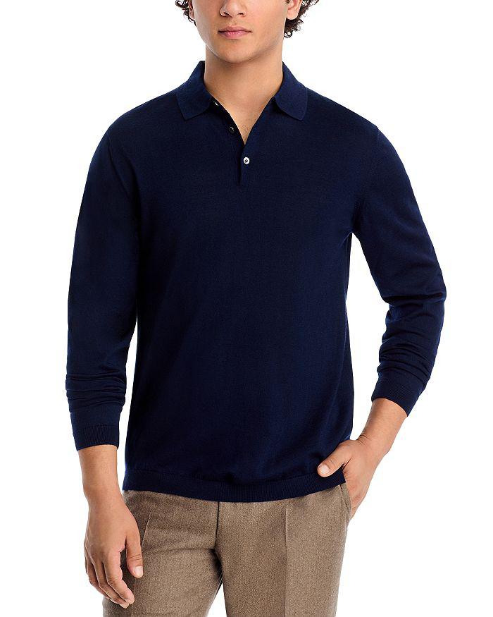 Jack Victor Redfern Merino Wool, Silk & Cashmere Polo Sweater