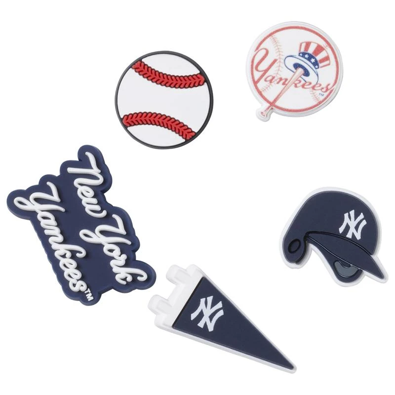 Crocs Crocs New York Yankees Jibbitz (5-Pack) - Adult 1