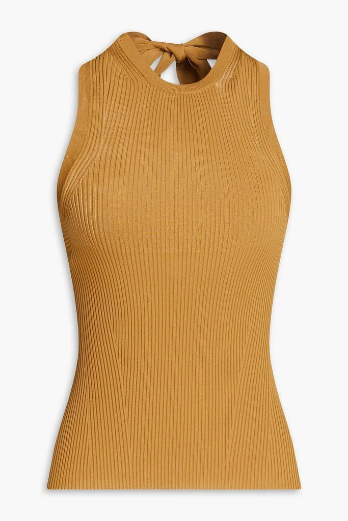 Zimmermann Ribbed jersey halterneck top 1
