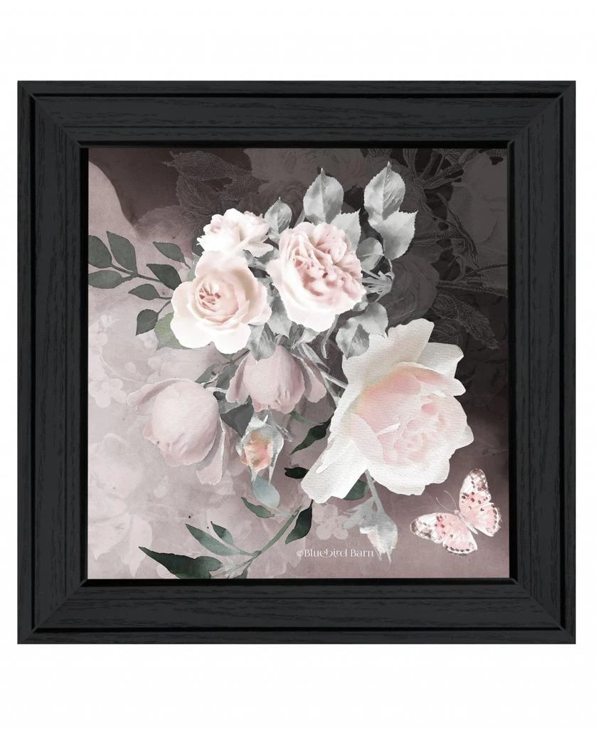 Hivvago Noir Roses IV 4 Black Framed Print Wall Art 2