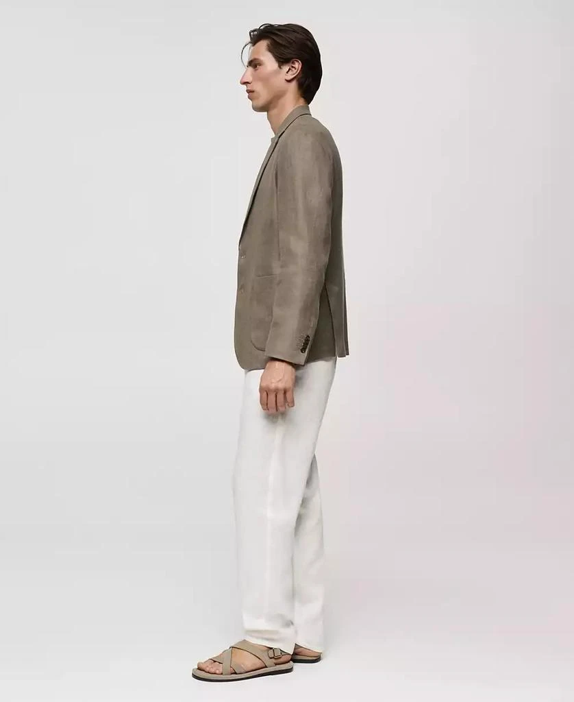 Mango Men's Linen Suit Blazer 6
