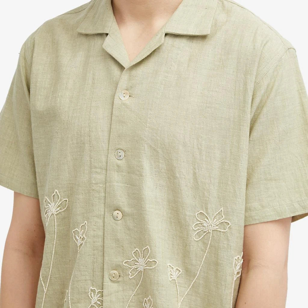 Kartik Research Kartik Research Hand Embroidered Flower Shirt 5
