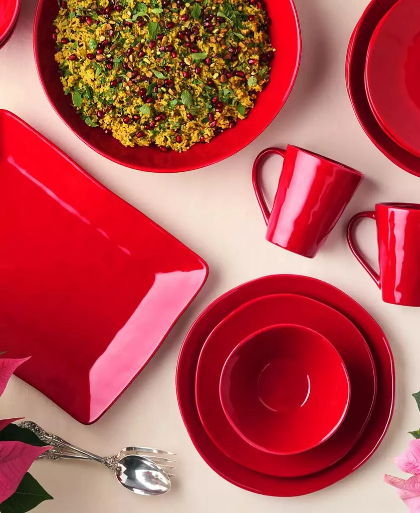 Certified International Berry Red Christmas 16-Pc. Dinnerware Set, Service for 4 5