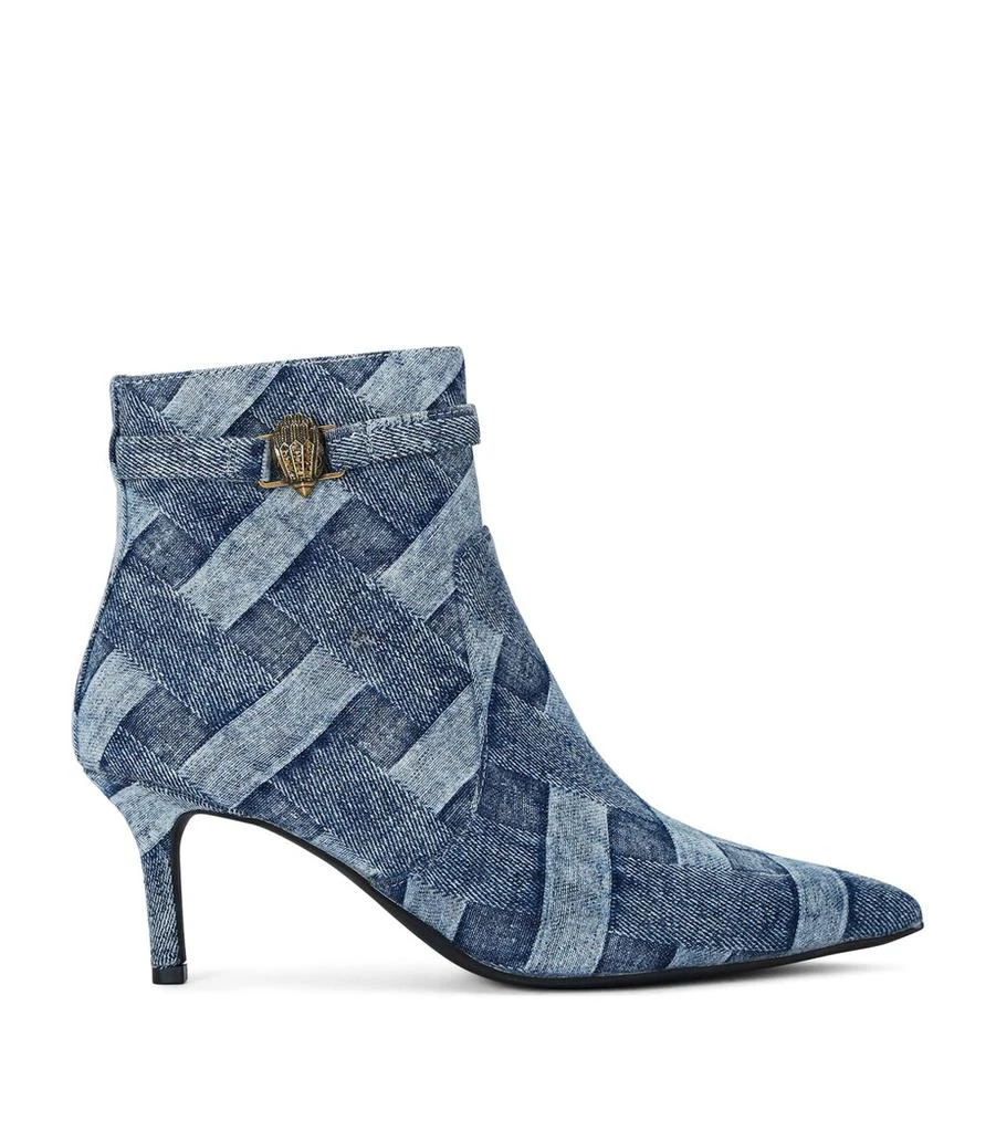 Kurt Geiger Denim Kensington Flexi Ankle Boots 1