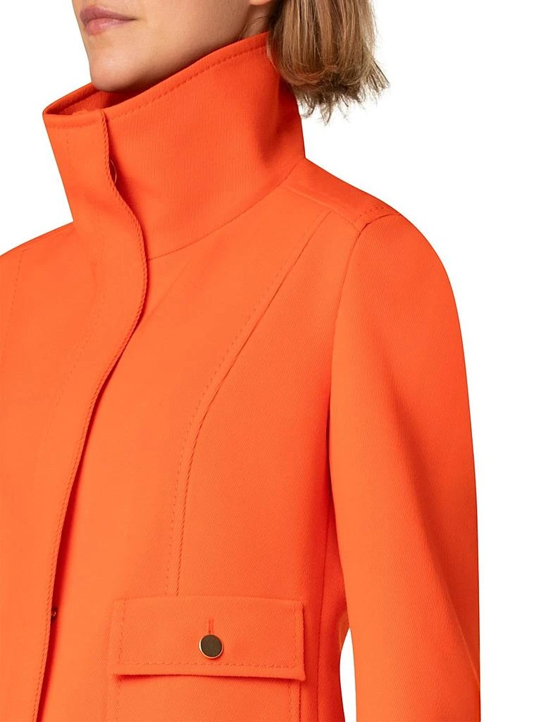 Akris Wool Tricotine Boxy Jacket 8