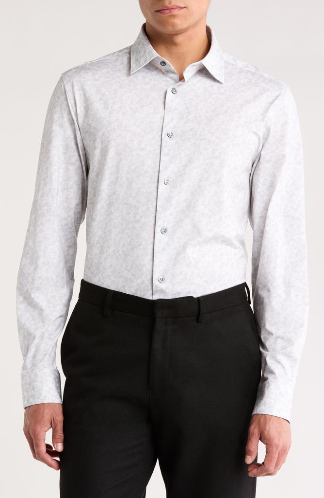 BUGATCHI James Stretch Cotton Button-Up Shirt