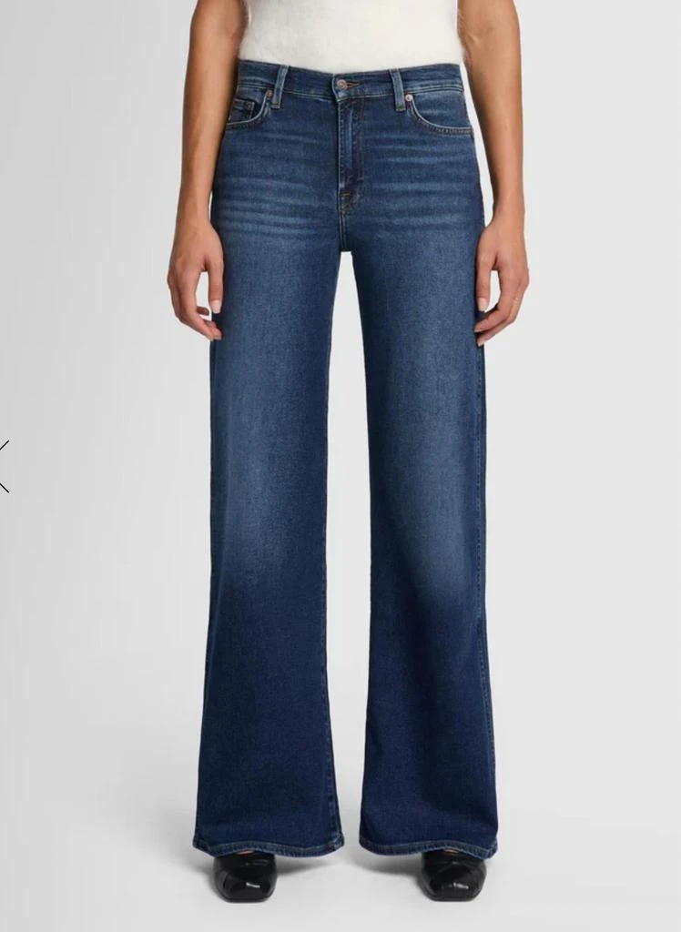 7 For All Mankind Women's Luxe Vintage Lotta Jeans In Cisco 1