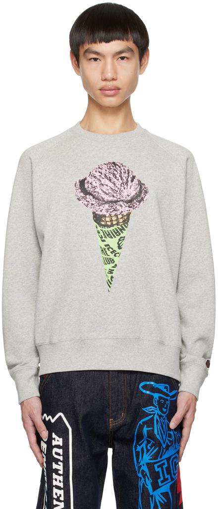 ICECREAM Gray Cone Sweatshirt