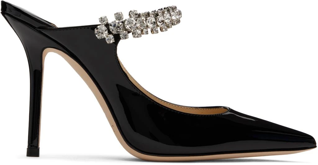 Jimmy Choo Black Bing 100 Mules 1