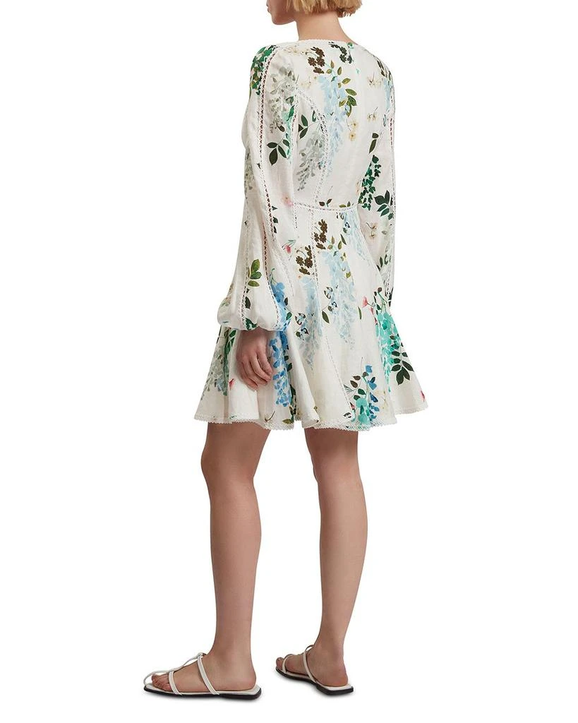 Ted Baker London Belvida Linen Floral Lace Trim Dress 2