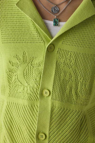 Pas de Mer Pas de Mer Not Long Time Knit Button-Down Shirt 4