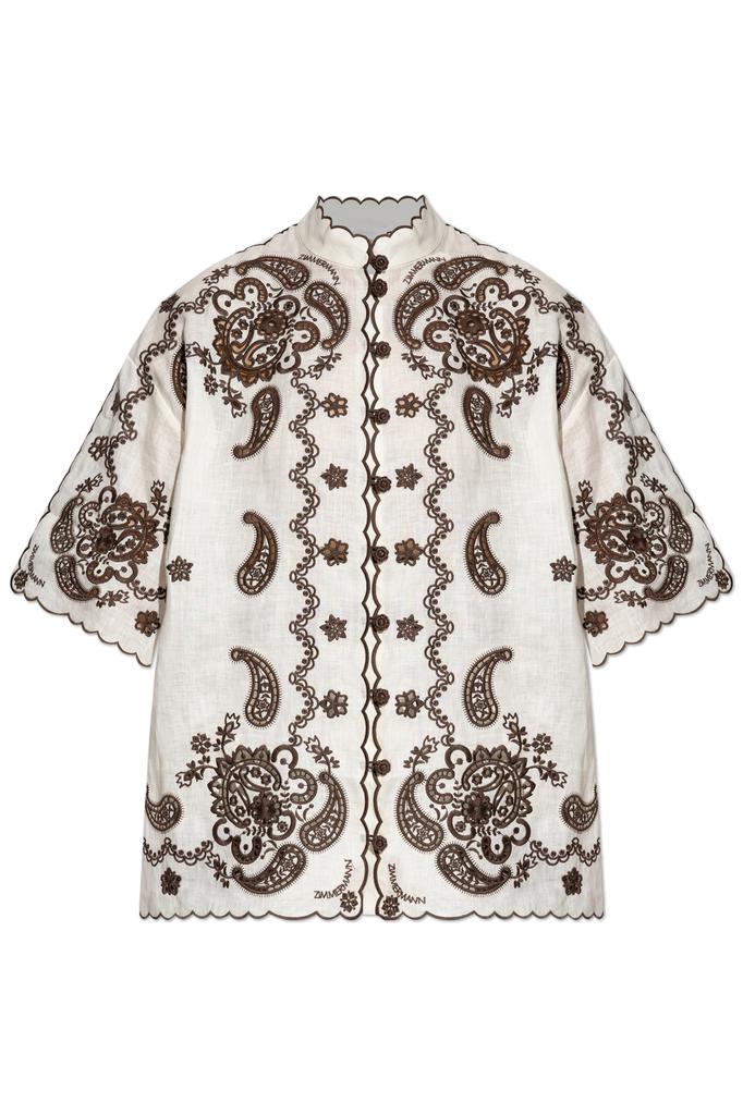 Zimmermann Zimmermann Lexi Embroidered Tunic - Shirts