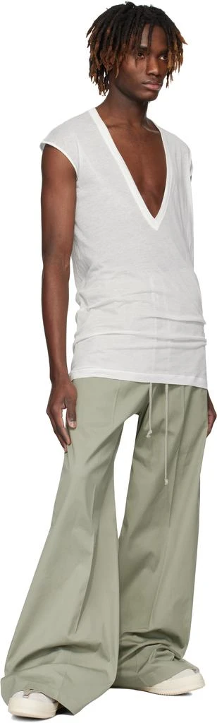Rick Owens Gray Hollywood Megalace Low Sneakers 5