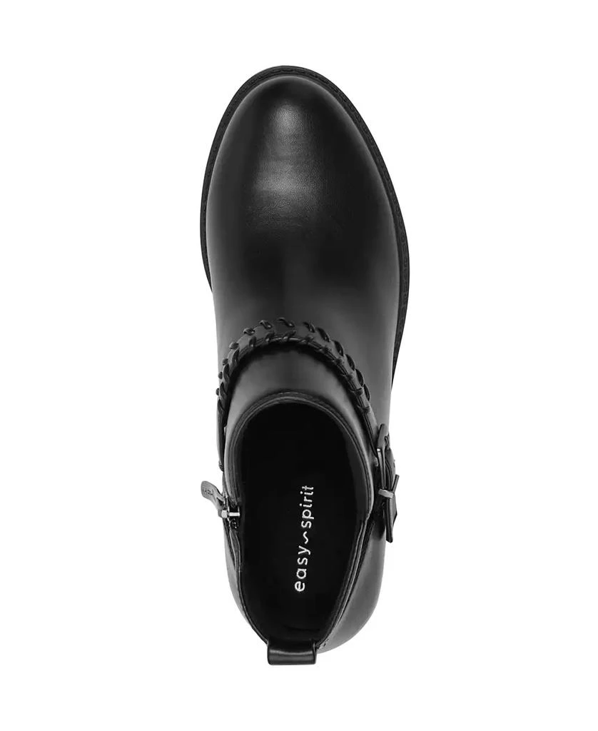 Easy Spirit Women
s Lannie Buckle Strap Block Heel Booties 4