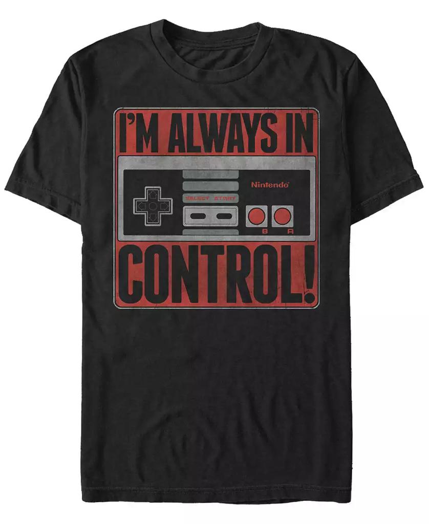 Nintendo Nintendo Men's NES Controller I'M Always In Control Short Sleeve T-Shirt