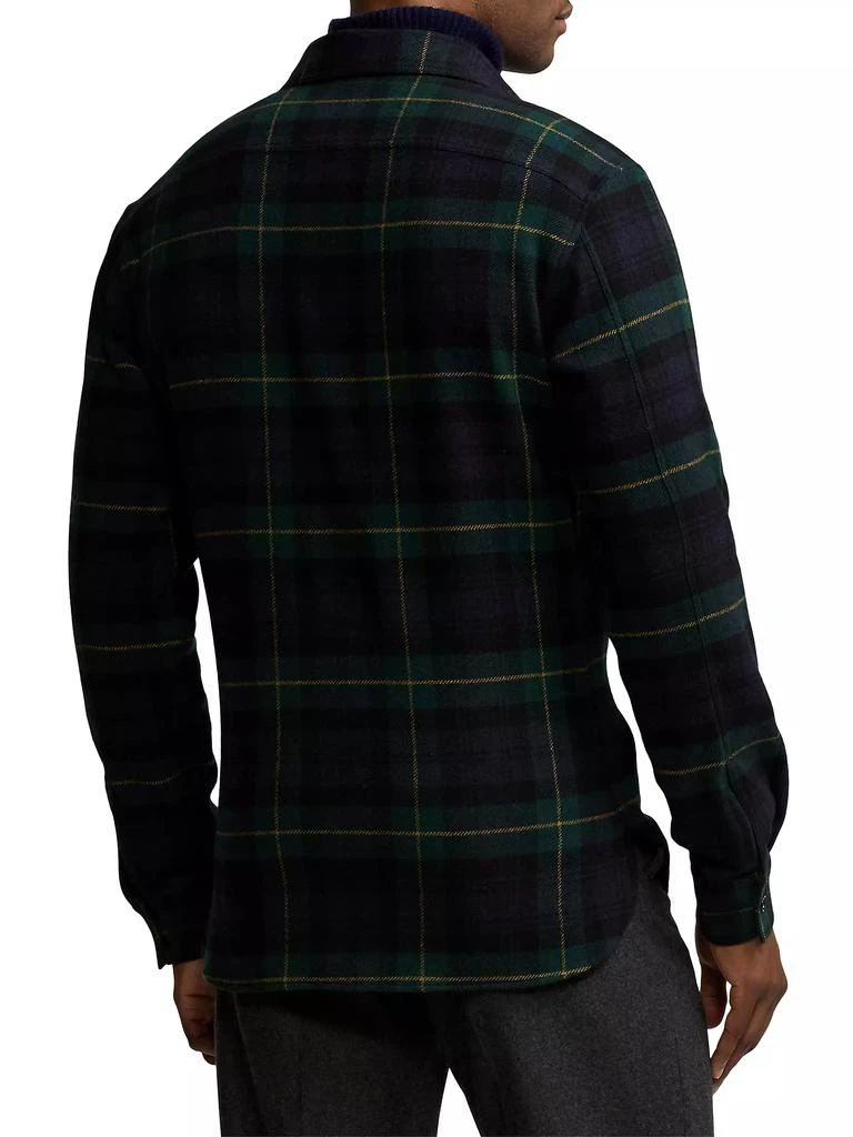Ralph Lauren Wool & Cashmere Plaid Shirt 5
