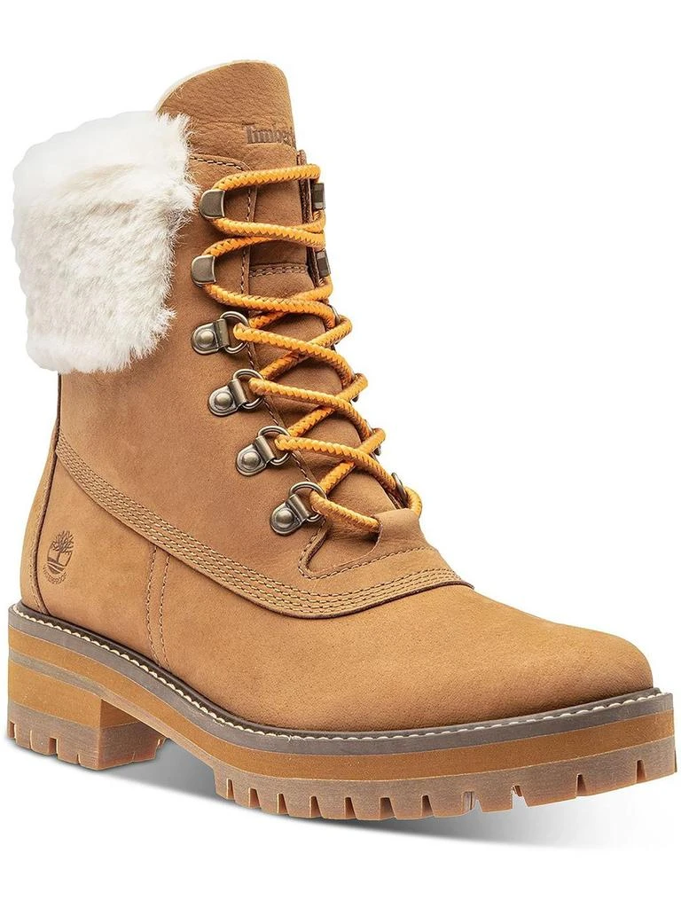 Timberland Courmayeur Valley Womens Leather Lace-Up Ankle Boots 1