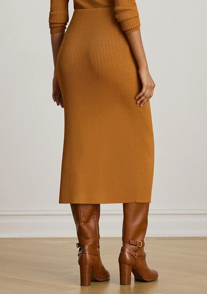 Ralph Lauren Rib-Knit Pencil Midi Skirt 2