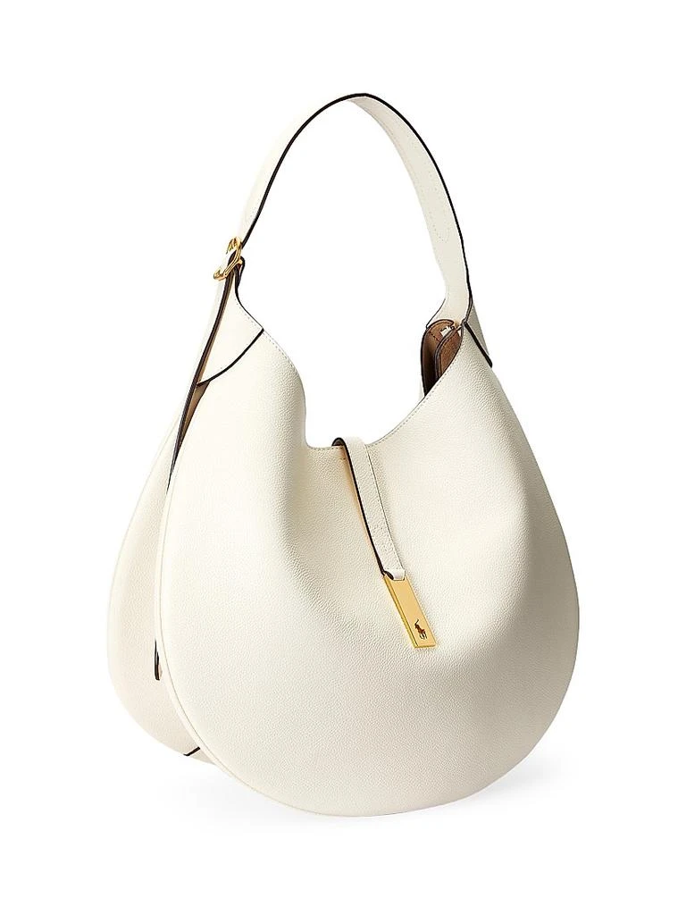 Ralph Lauren Large Polo ID Leather Shoulder Bag 3