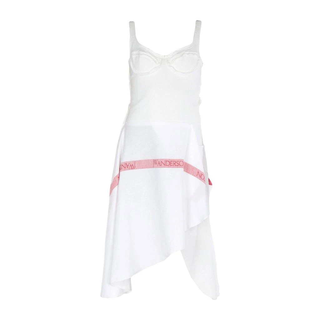 Jw Anderson Jw Anderson - Robe Midi - White - Femme 1