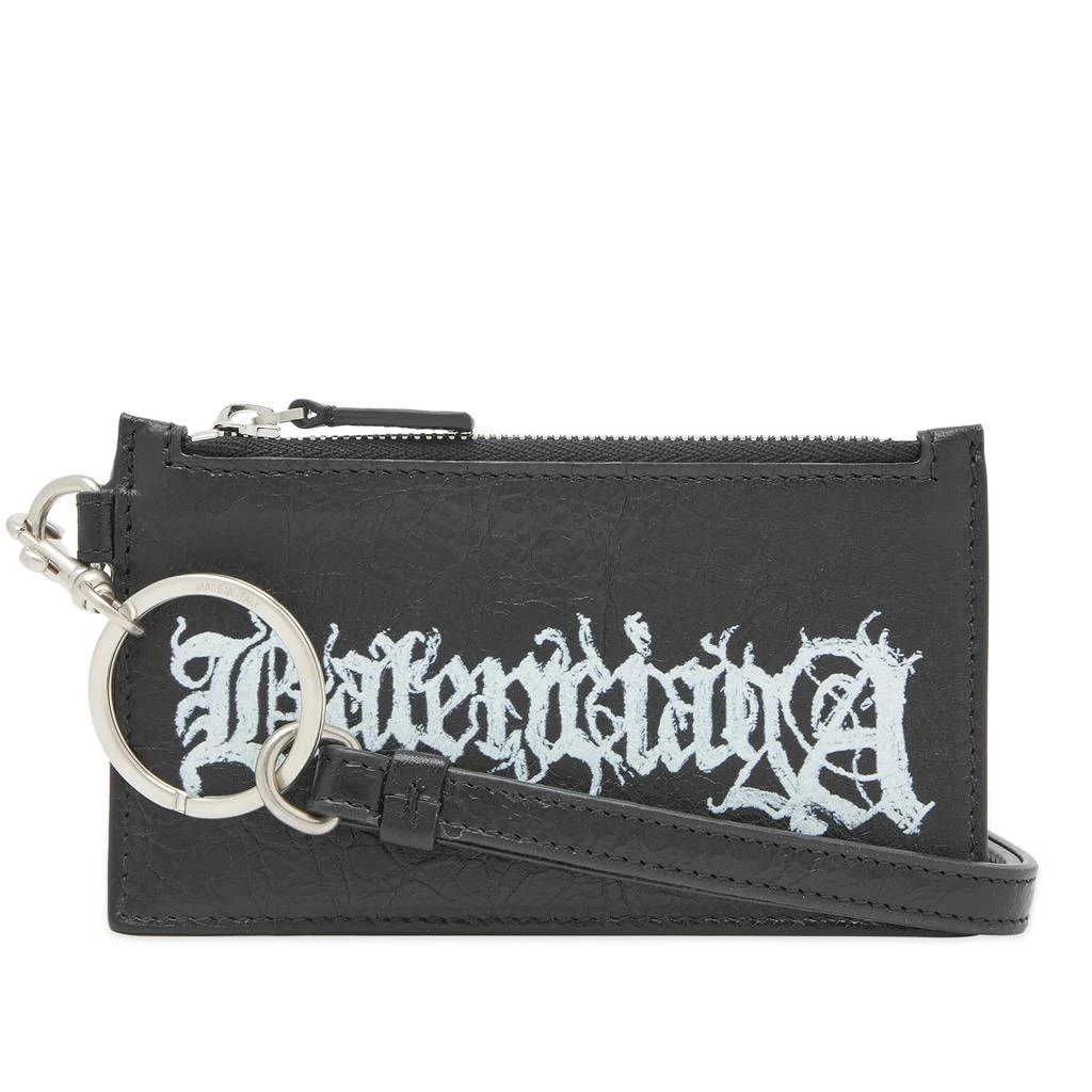 Balenciaga Balenciaga Metal Logo Lanyard Card Case 1