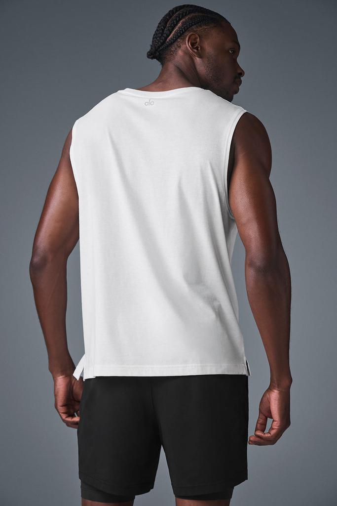 Alo The Triumph Muscle Tank - Oceanic Teal