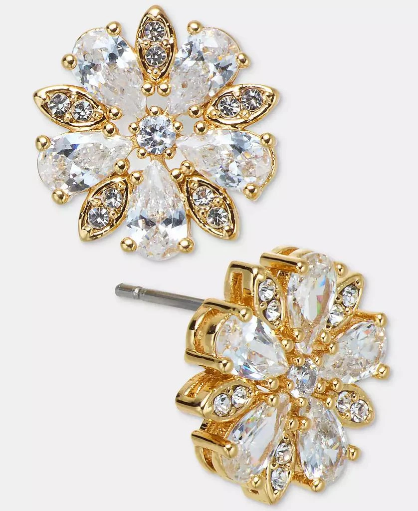 MARCHESA Cubic Zirconia Flower Stud Earrings
