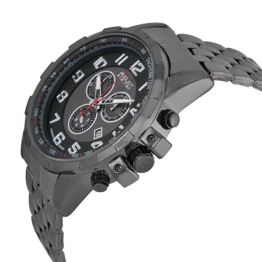 August Steiner Black Dial Black-plated Men's Watch AS8118BK