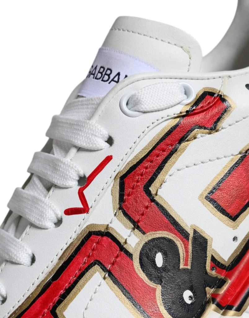 Dolce & Gabbana Daymaster Hand Painted Sneakers Men's Shoes 6