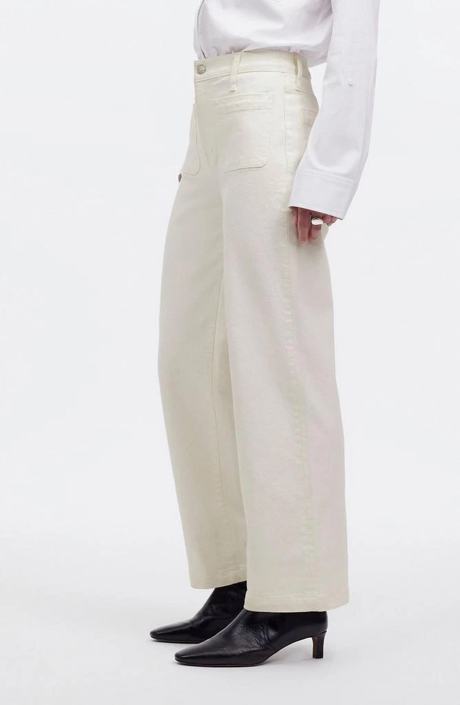 Madewell The Emmett Patch Pocket Edition Wide Leg Jeans 5