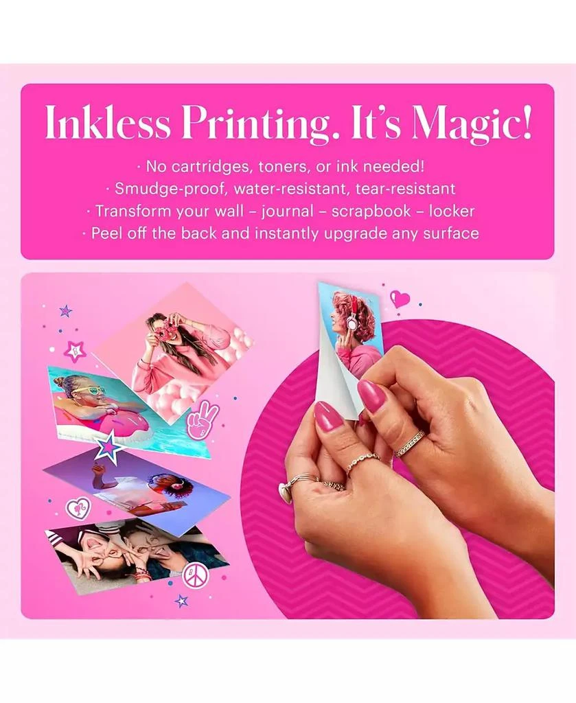Kodak x Barbie Step Slim Instant Photo Printer, 2x3" Portable Printer Iconic Style - Bundle 5
