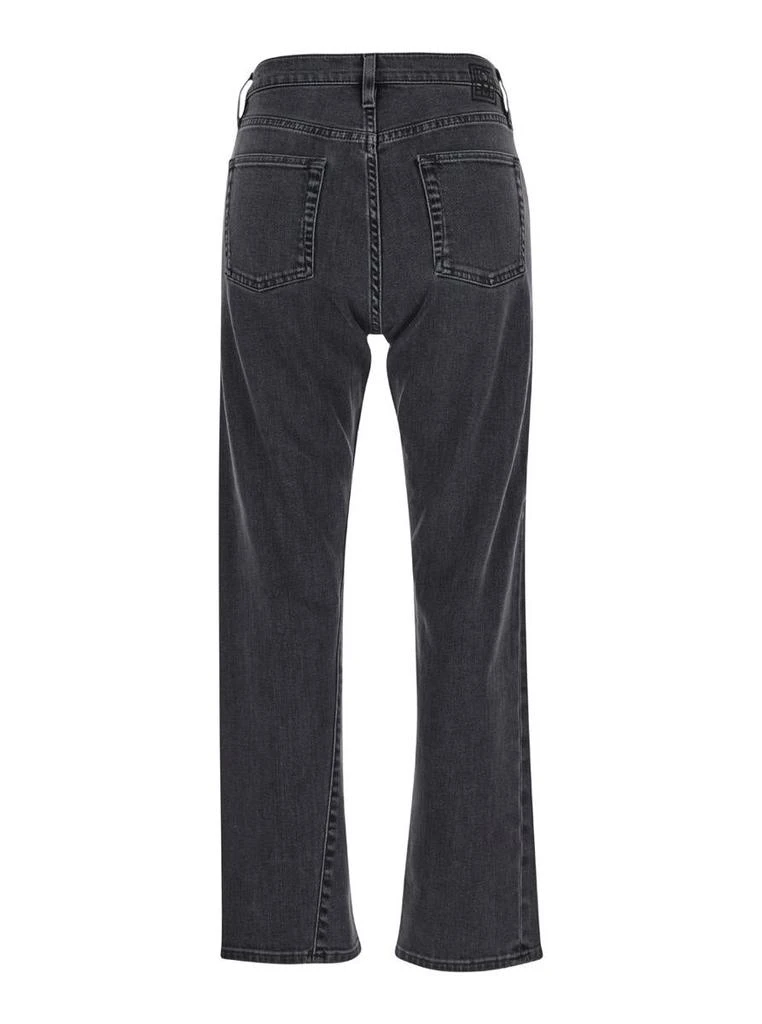 TOTEME Grey Jeans With High Waist And Belt Loops In Denim Woman 2