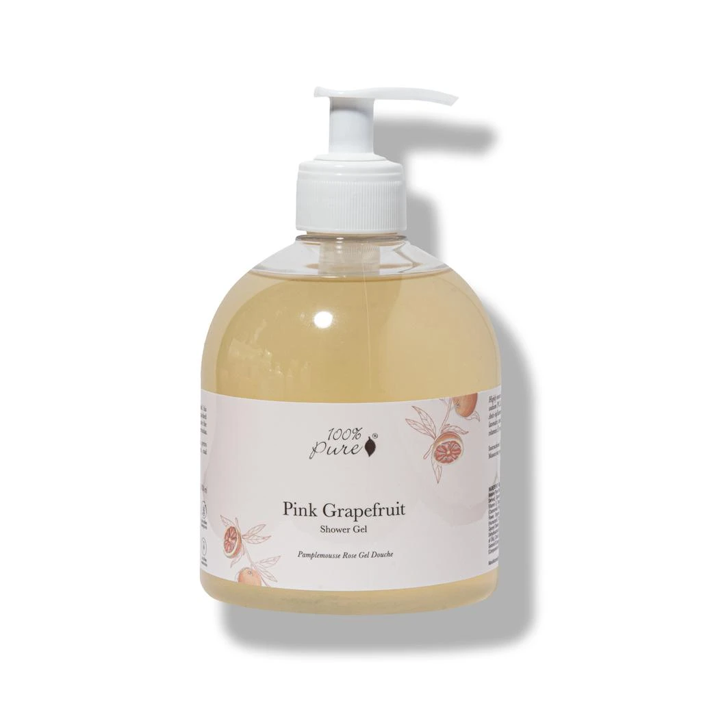 100% Pure Pink Grapefruit Shower Gel 16oz 1
