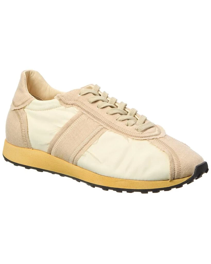 The Row Mica Cashmere & Nylon Sneaker 1