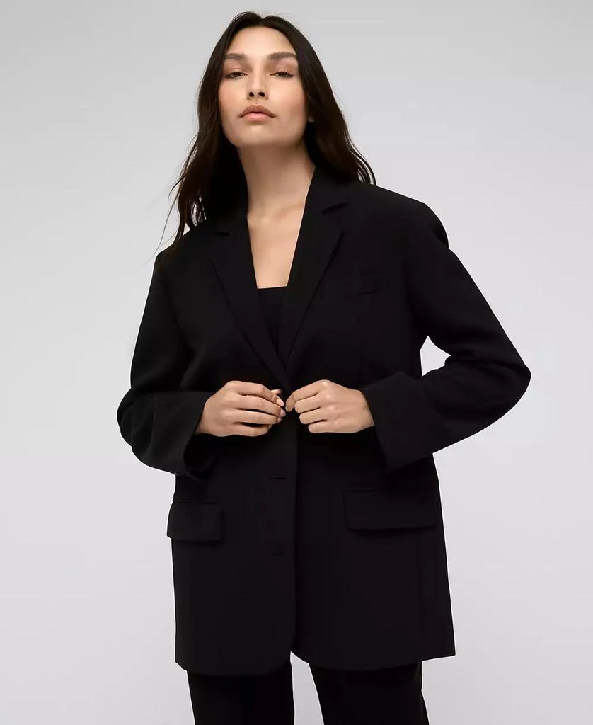 Kenneth Cole Women's Vision Twill Three-Button Boyfriend Jacket 6