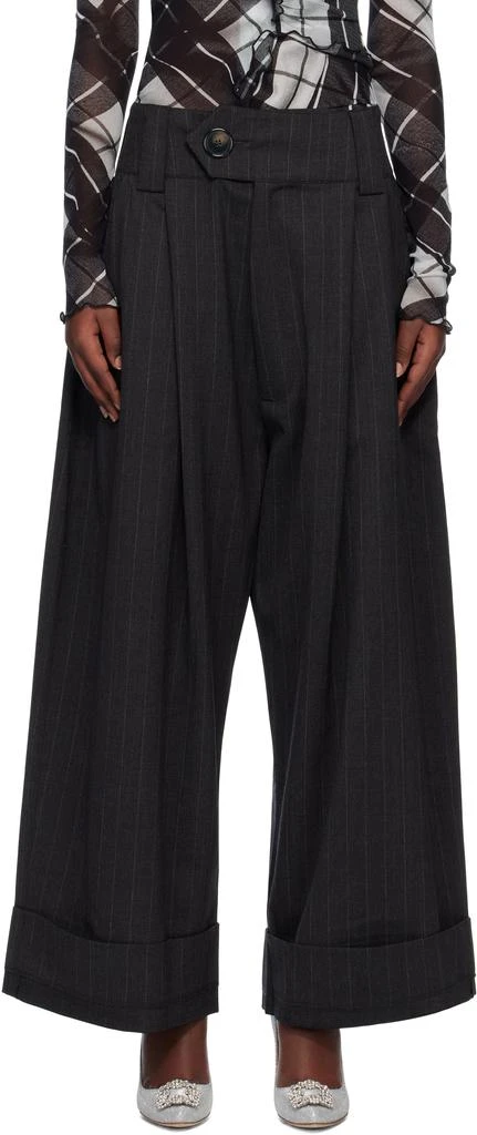 VAQUERA Gray Baby Trousers 1