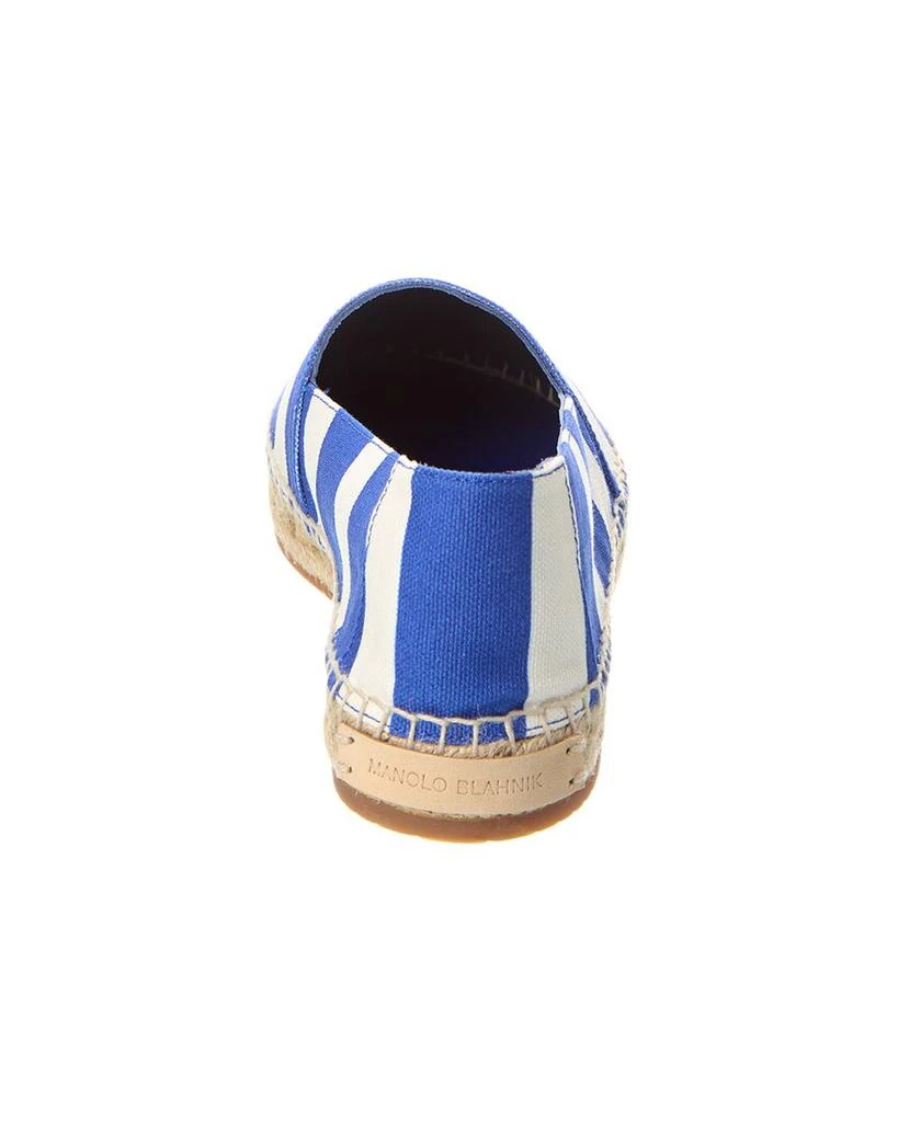 Manolo Blahnik Sombrille Canvas Espadrille 3
