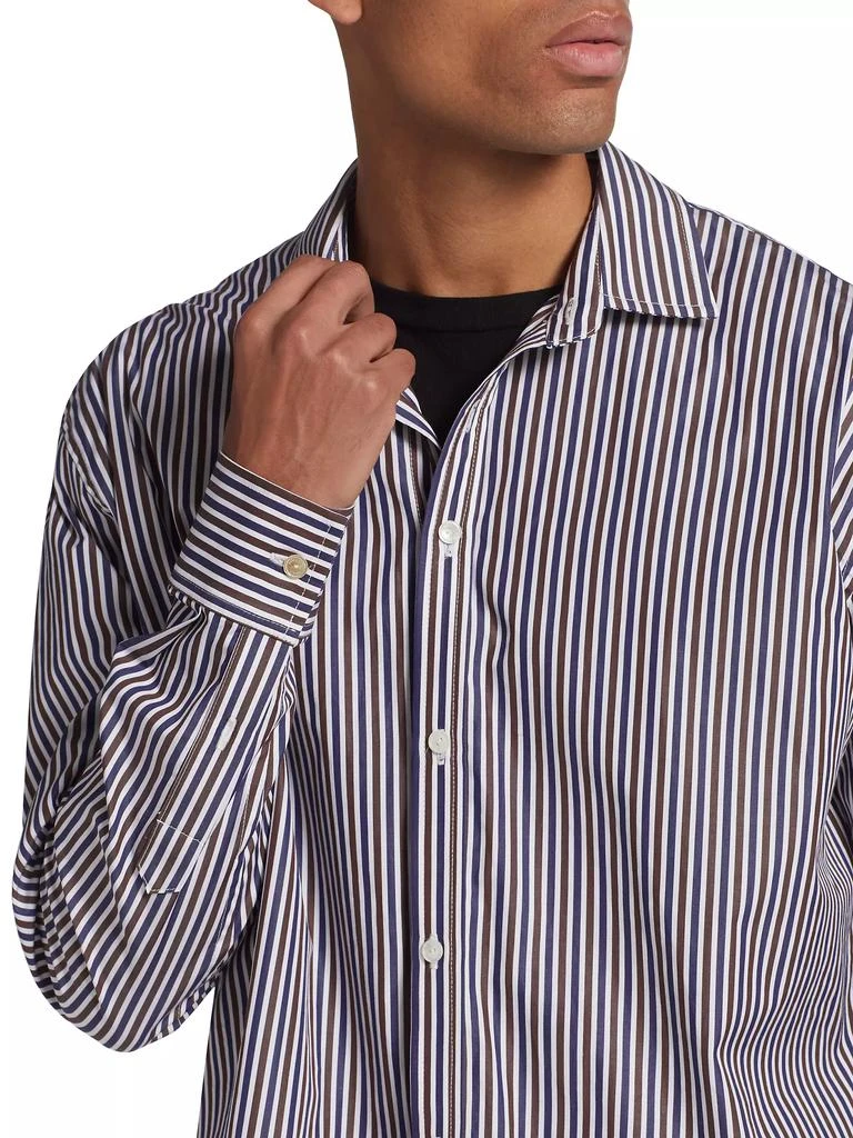 Nili Lotan Cristobal Striped Shirt 6