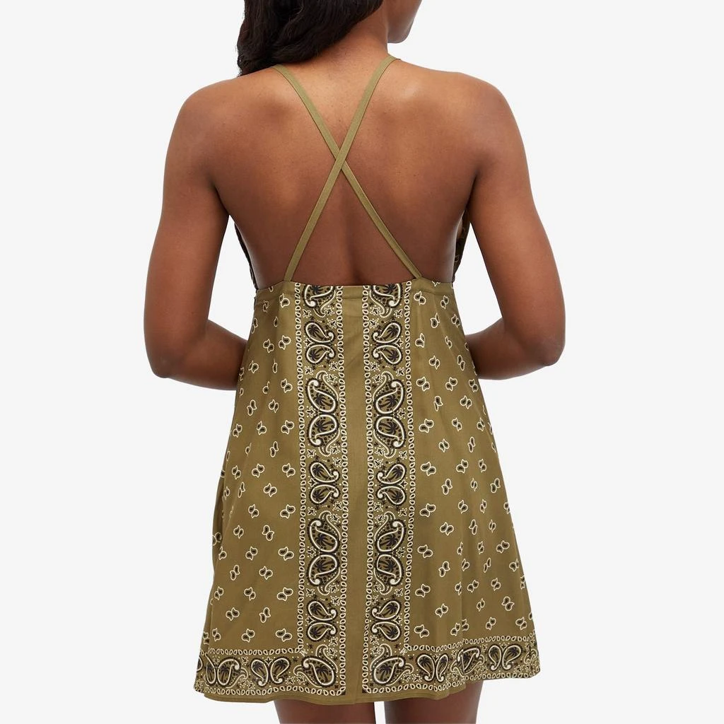 Palm Angels Palm Angels Paisley Slip Dress 3