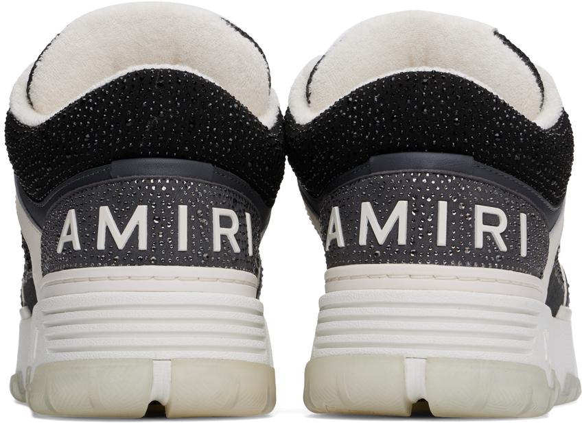 靴 AMIRI MA-1 black crystal size 43 AMIRI: Black Crystal MA-1 Sneakers | SSENSE