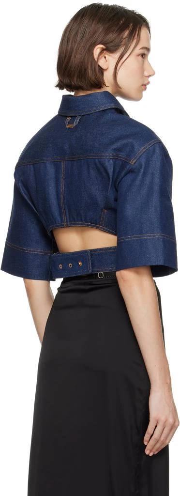 Jacquemus Navy La Casa 'Le haut de-Nîmes' Denim Shirt 3