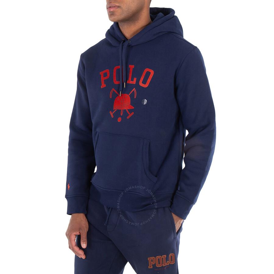 Ralph Lauren Navy Logo Fleece Magic Hoodie