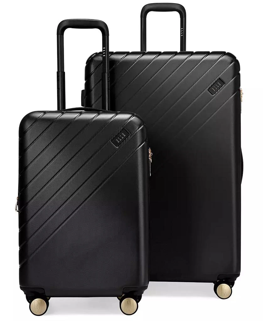 ELLE Louvre 2-Piece Expandable Retro Spinner Luggage Set 1