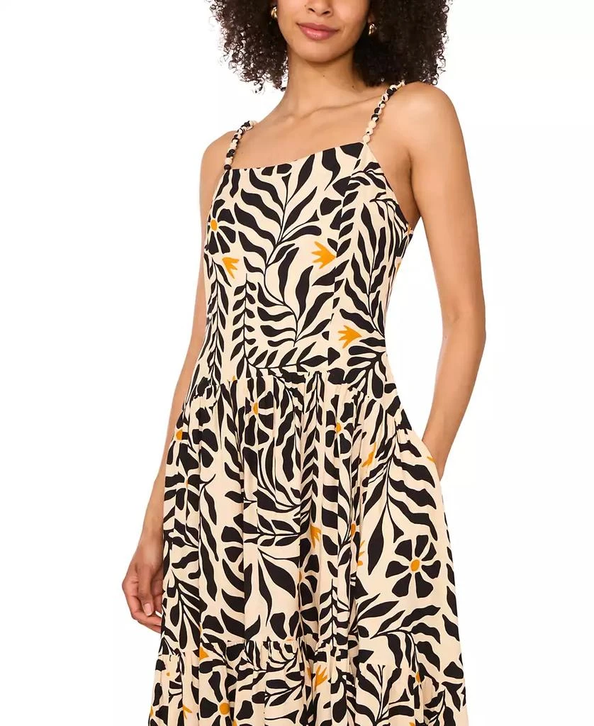 1. State Women's Floral-Print High-Low Maxi Dress 3