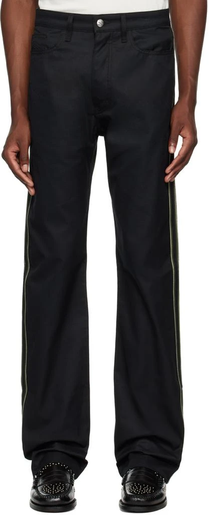 Rhude Black Traxedo Trousers 1