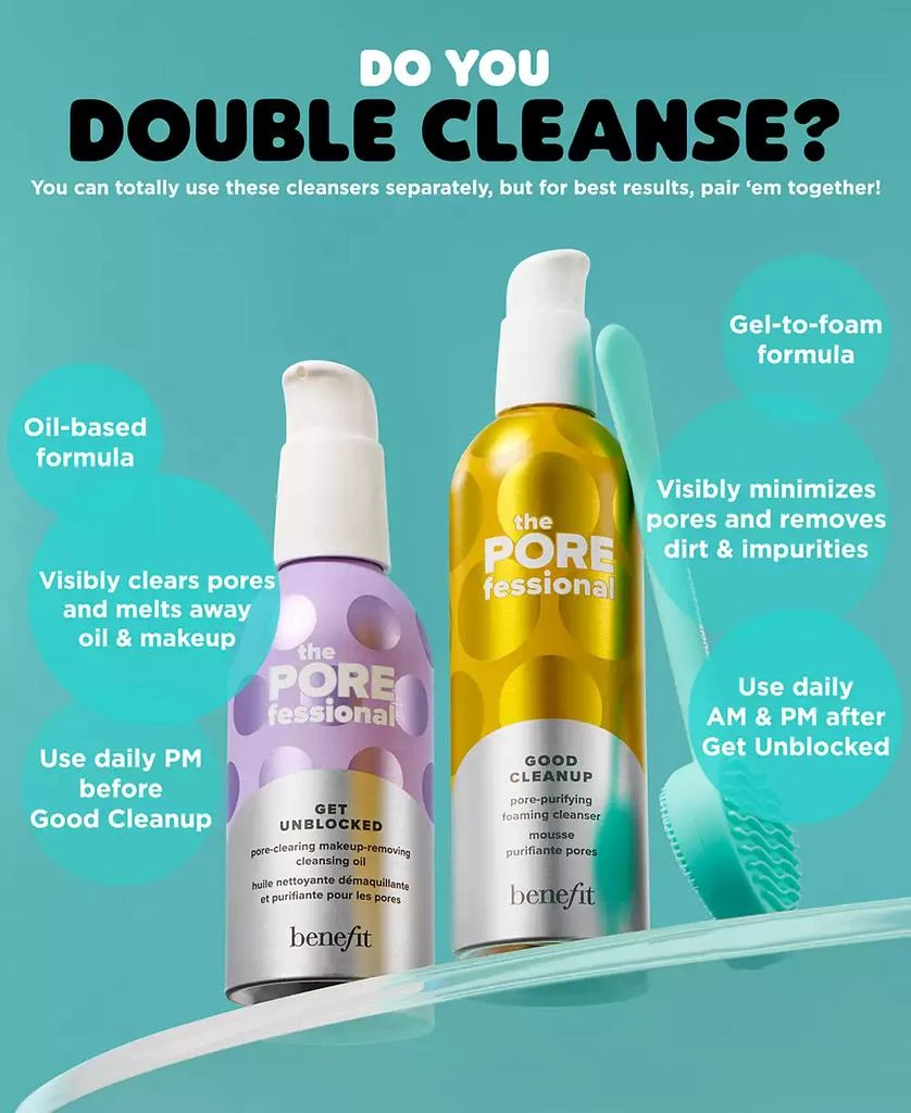 Benefit Cosmetics The POREfessional Get Unblocked Pore-Clearing Makeup-Removing Cleansing Oil Mini 8