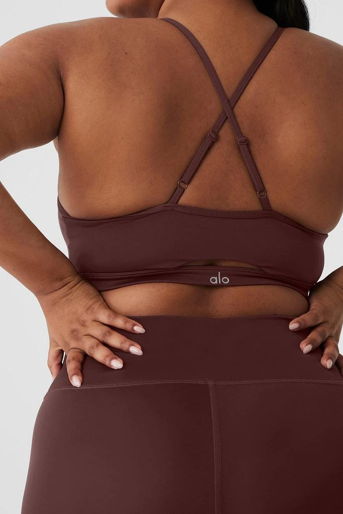 Alo Airlift Intrigue Bra - Cherry Cola 8