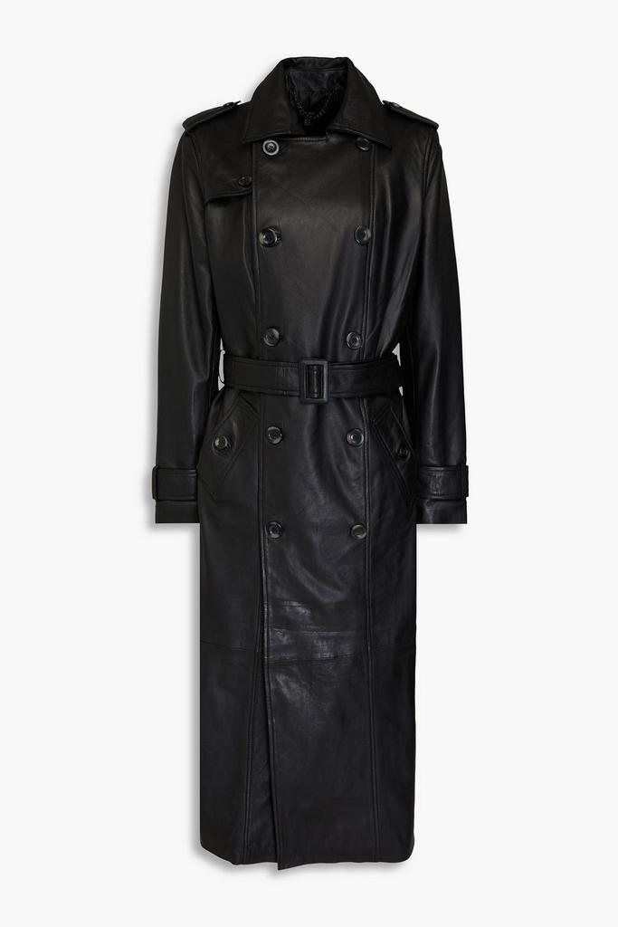 Muubaa Leather trench coat